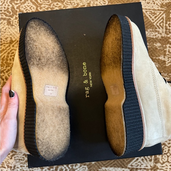 Rag & Bone Sloane lace up combat boots - Picture 5 of 7